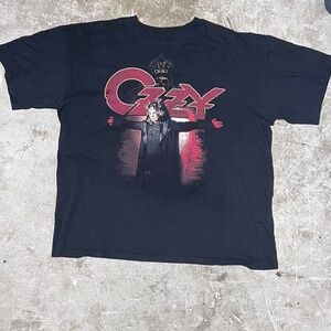 Vintage Ozzy Osbourne 2007 Black Rain US Tour Double Sided Band Shirt Size XL